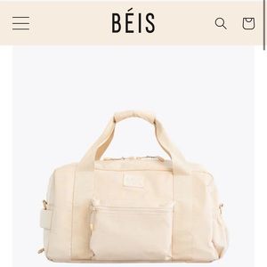 Brand New Beis Duffle Bag